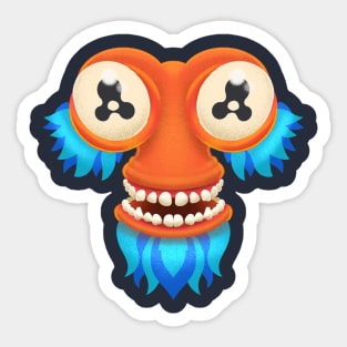 Toothy Sticker